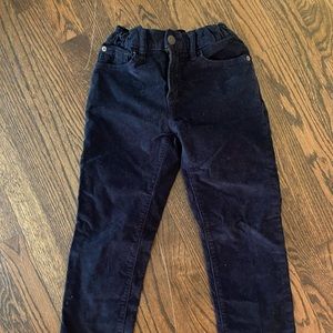 Gap Kids Regular Stretch Skim Navy Corduroy pants
